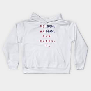 person woman man camera tv Kids Hoodie